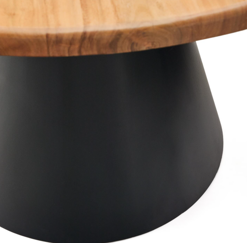 WILSHIRE Okrugli stol od punog drva akacije, Ø 120 cm