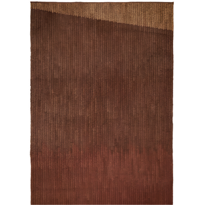 MANDI Terracotta jute rug 200 x 300cm