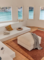 MANDI Terracotta tepih od jute 200 x 300 cm