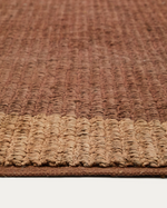 MANDI Terracotta tepih od jute 200 x 300 cm