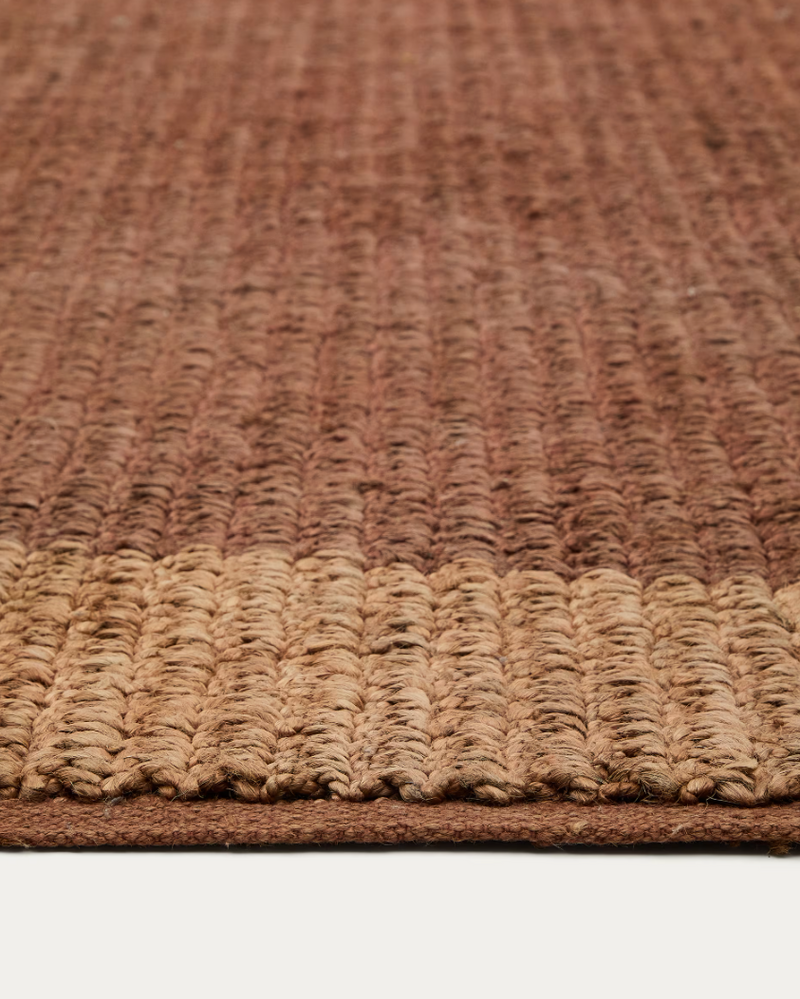 MANDI Terracotta tepih od jute 200 x 300 cm