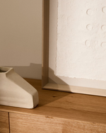 OLVIN Abstract picture on white recycled paper with hand-crafted reliefs