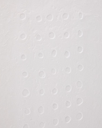 OLVIN Abstract picture on white recycled paper with hand-crafted reliefs