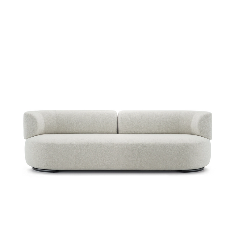 K WAITING Sofa in boucle material
