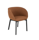 CHARLA Armchair in orsetto fabric