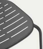 BRAI Vrtna stolica od tamno sivog pocinčanog čelika