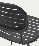 BRAI Vrtna stolica od tamno sivog pocinčanog čelika