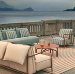 SALÓ Armchair with seat and backrest cushion