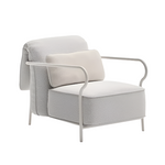 SALÓ Armchair with seat and backrest cushion by Unopiu - Upotpuni Prostor