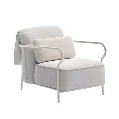 SALÓ Armchair with seat and backrest cushion