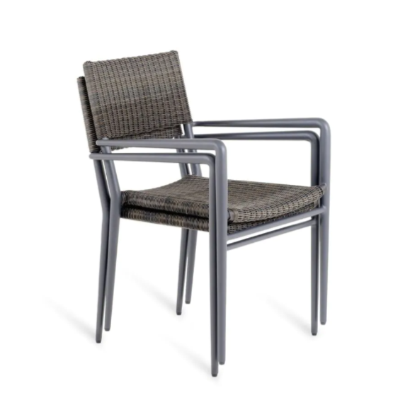 EXPERIENCE stackable small armchair in WaProLace