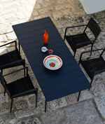 EXPERIENCE rectangular table in aluminium