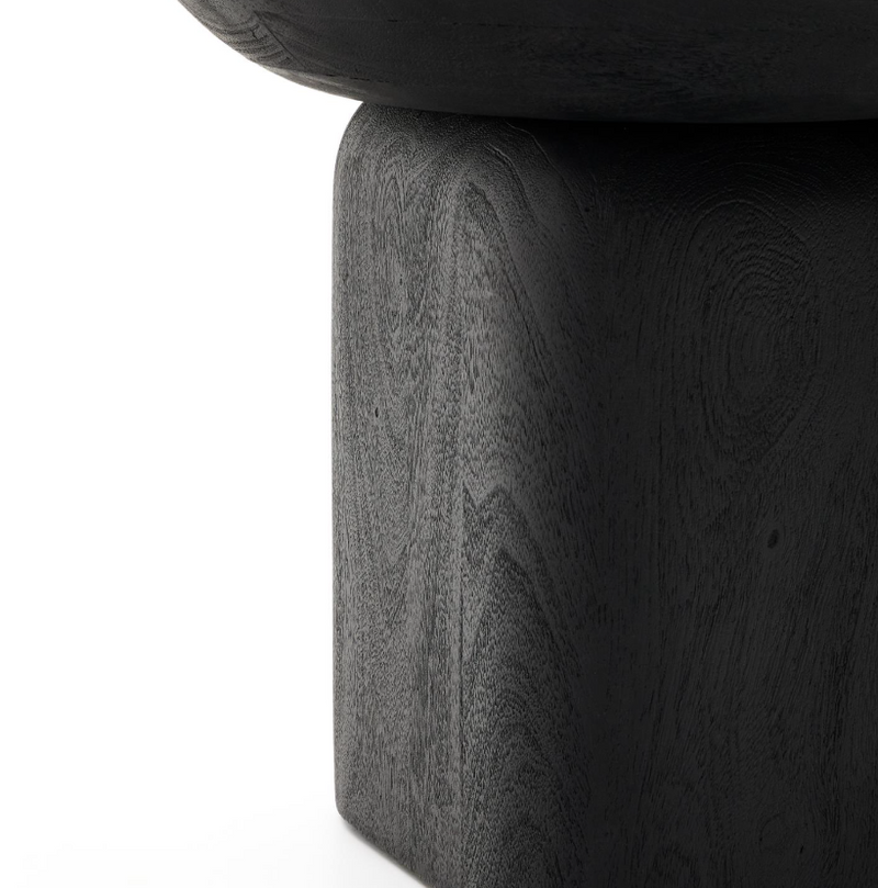 OVAK Pomoćni stolić od punog bagremovog drva