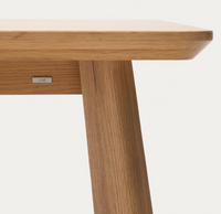 IDUN table made of veneer and solid oak wood