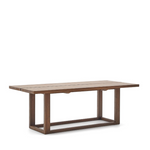 SASHI Outdoor dining table made in solid teak wood