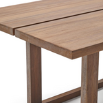 SASHI Outdoor dining table made in solid teak wood
