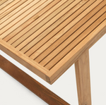 CANADELL Outdoor dining table, solid recycled teak table