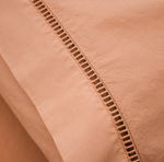 CALINE Set navlake za poplun i jastučnica od 100% perkal pamuka u boji terakote