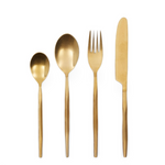 ALI 16-piece gold cutlery set