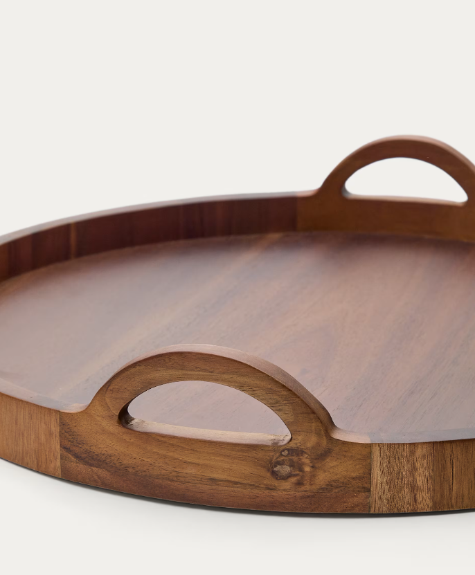 ZOA tray made of acacia wood, Ø50 cm