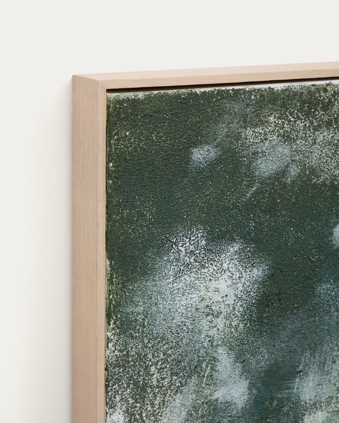 SELNAR green abstract picture, 202 x 122 cm