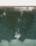 SELNAR green abstract picture, 202 x 122 cm