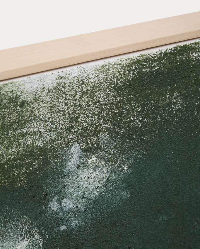 SELNAR green abstract picture, 202 x 122 cm