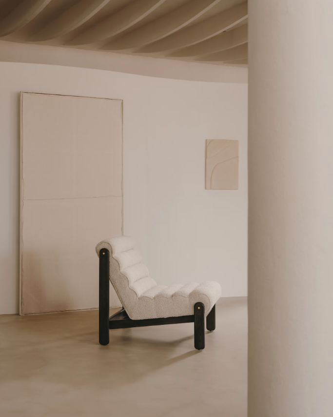 MAHA Bijela zidna obloga s horizontalnom linijom 110 x 220 cm