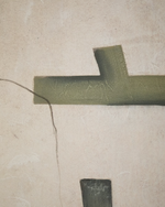 FIDA Zeleno apstraktno platno, 180 x 140 cm