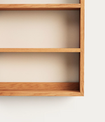 PLUBIA Ormarić za lijekove s ogledalom od punog tikovine, 50 x 70 cm