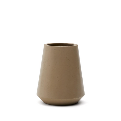 CALUN beige cement planter Ø 50cm