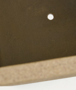 MINOA Set of 2 tall planters with mustard stone effect