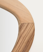 SELEM Ogledalo od mungur drveta s prirodnom završnom obradom 60 x 107 cm