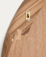 SELEM Ogledalo od mungur drveta s prirodnom završnom obradom 60 x 107 cm