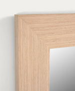 YVAINE Ogledalo prirodna završna obrada 80,5 x 180,5 cm