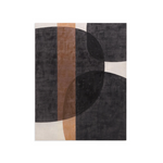 TONOL brown abstract canvas, 180 x 140 cm