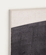 TONOL brown abstract canvas, 180 x 140 cm