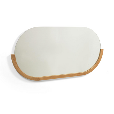 ROKIA solid teak mirror 90 x 55 cm