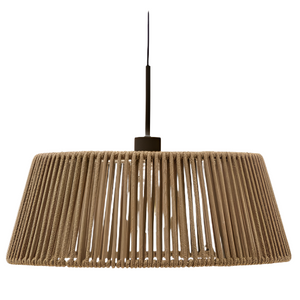 ALDET Ceiling lampshade in beige mottled rope cord