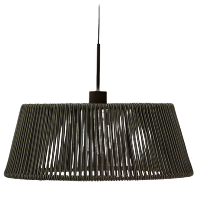 ALDET Ceiling lampshade in green mottled rope cord