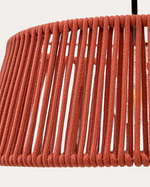 ALDET Stropno sjenilo za lampu s crvenim išaranim užetnim kabelom