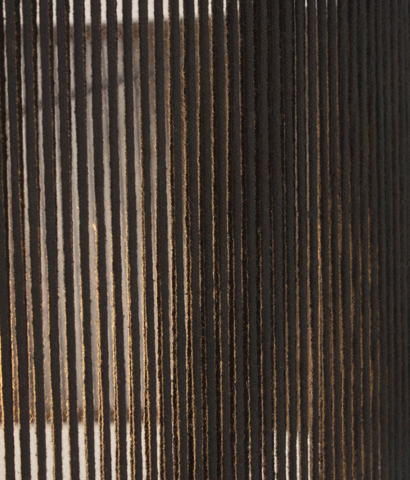 CANTIA Sjenilo za stropnu svjetiljku od pamuka s crnom završnom obradom