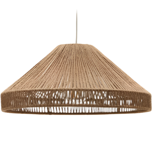 PONTOS Ceiling lamp shade in jute with a natural finish