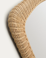 ZILNA Ogledalo od ratana 58 x 79 cm