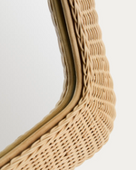 ZILNA Ogledalo od ratana 58 x 79 cm