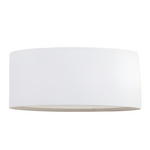 SANTANA Bijelo sjenilo za stropnu svjetiljku s bijelim difuzorom