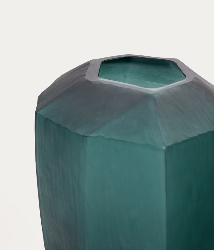 GEONIX green glass vase 45,5cm