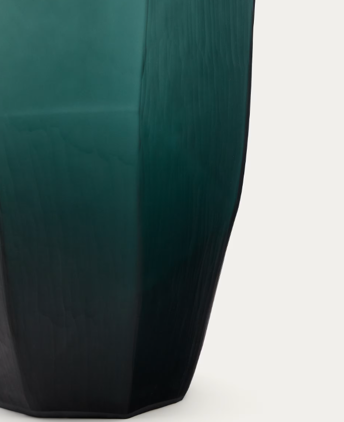 GEONIX green glass vase 45,5cm