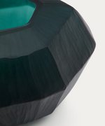 GEONIX green glass vase 22cm