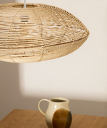 FLARO Sjenilo za stropnu lampu od ratana sa svijetlom završnom obradom Ø70cm